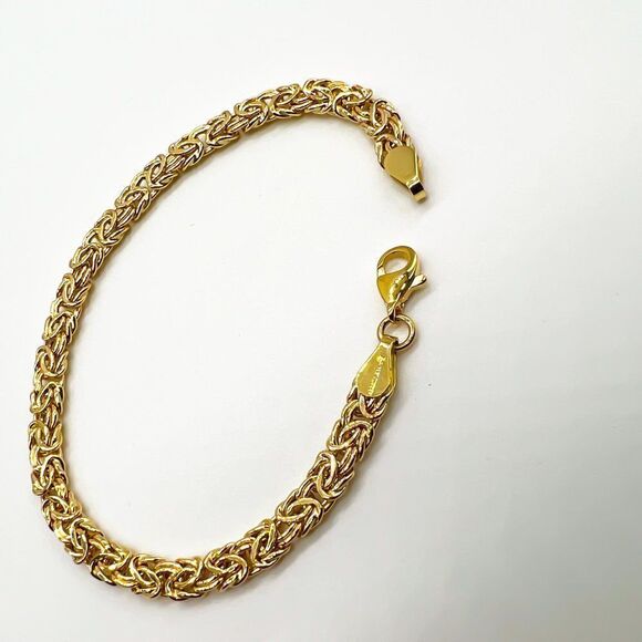 Leslie's 14K Gold Byzantine Bracelet - Picture 5 of 10